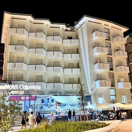 Hotel Columbia Frontemare Rimini Exteriör bild